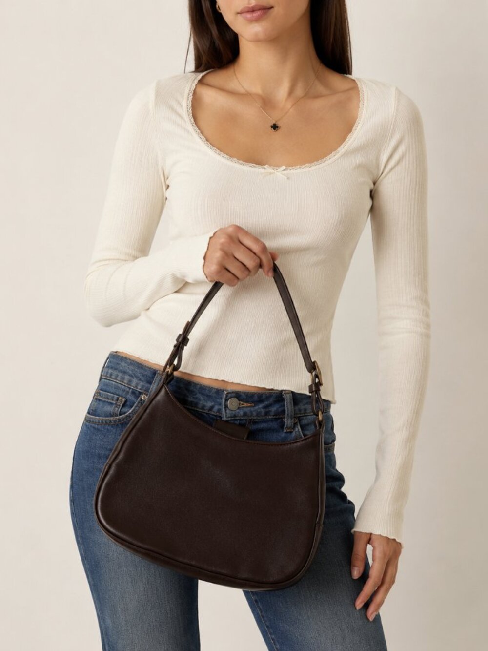 Vintage Coach Soho Shoulder Bag 🖤 Minimalist Y2K Black Leather Classic ✨